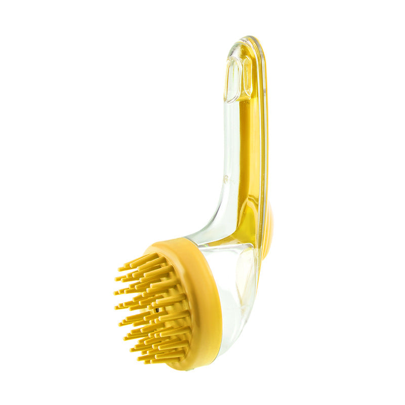 Long-handled shower brush, hair comb, hair brush, shampoo brush, head cleaning and massage device