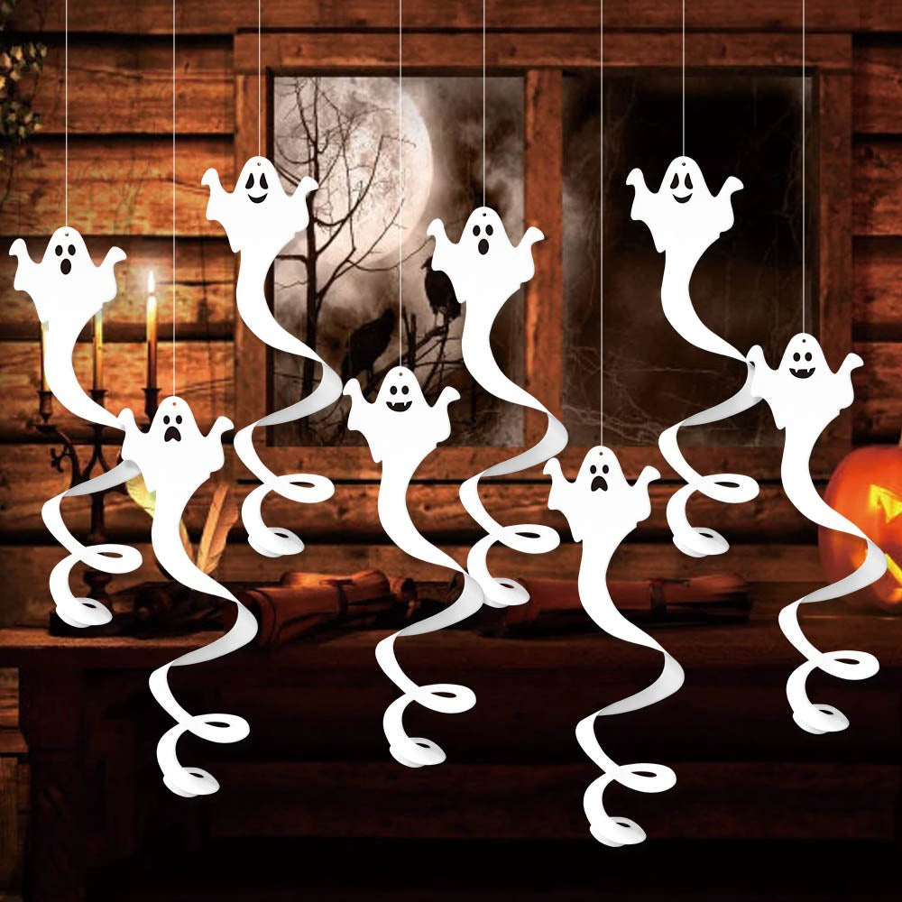 Halloween Decoration Ghost Hanging Ornament Ghost Festival Hanging Decor Halloween Scene Decoration Prop