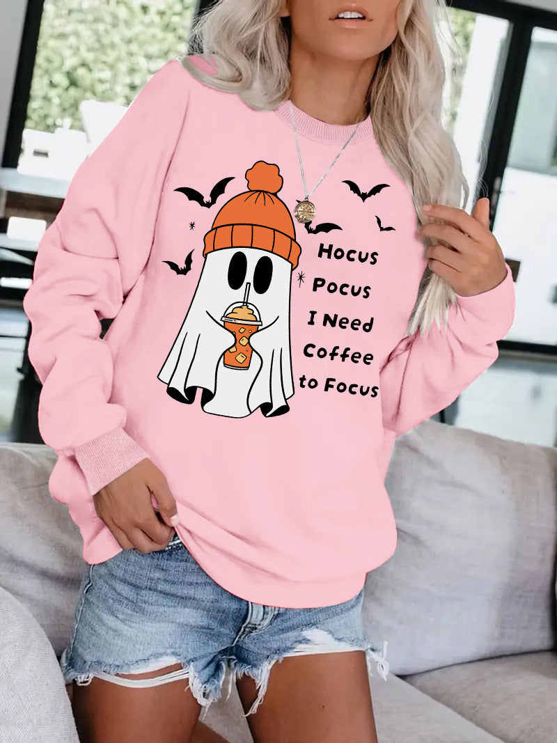 Round necked hoodie ghost Halloween
