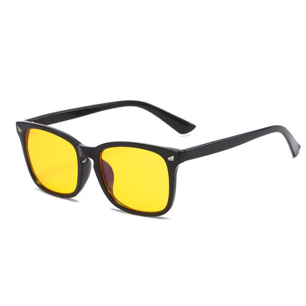 Gaming Phone Glasses Square Frame Eyewear Rivet Blue Light Blocking Glasses Wholesale