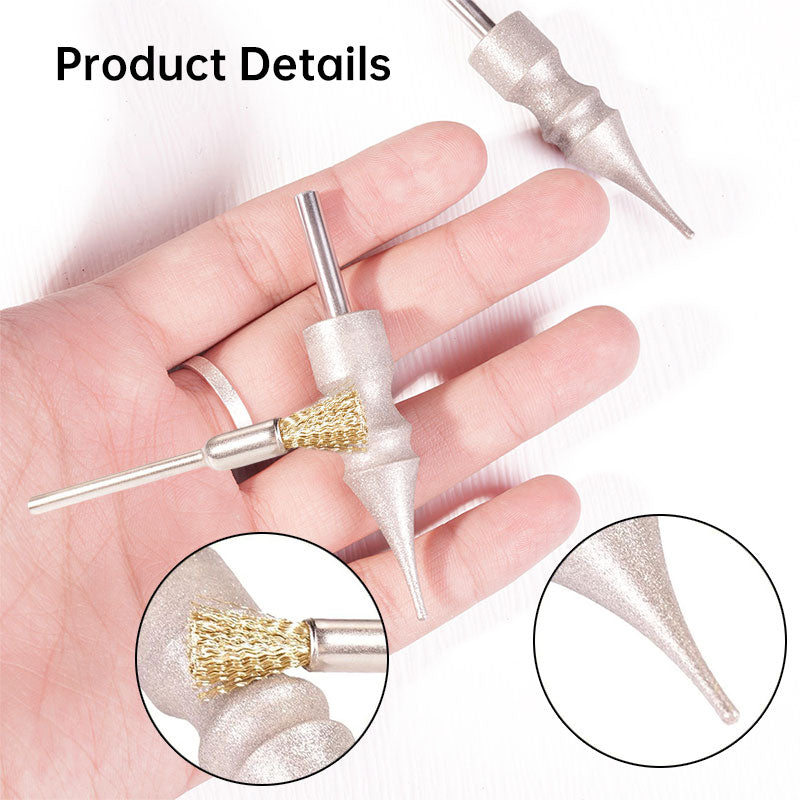 Professional Leather Polishing Kit - Burnishing Tools for Edge Finishing & Shaping