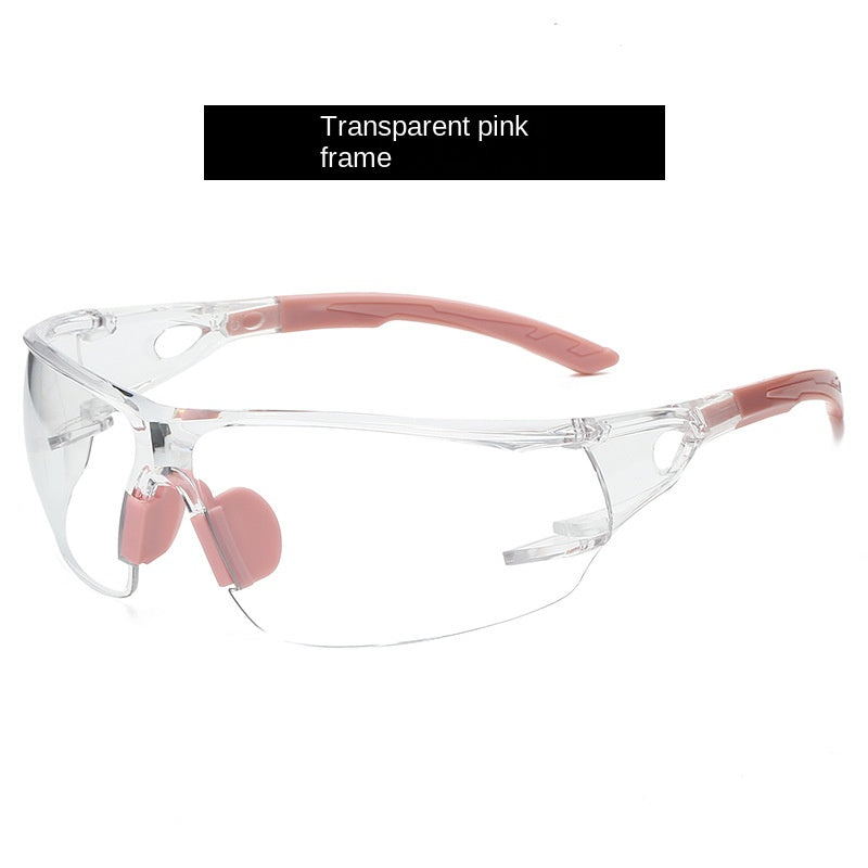 Professional Cycling Protective Glasses Frameless Integrated Safety Goggles Windproof