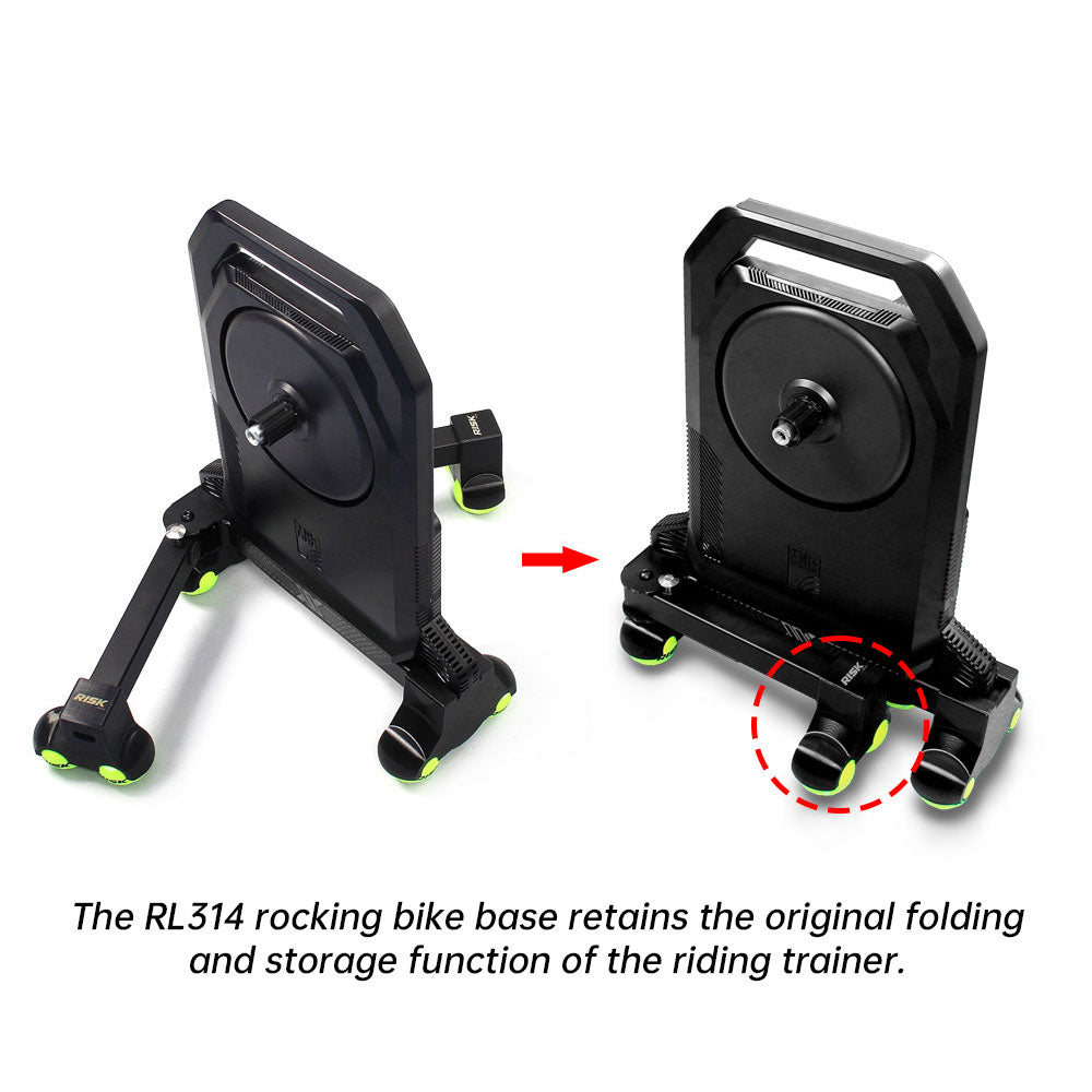 RISK Cycling Bike Damping Pads, Smart Trainer Support Base, Tennis Ball Feet for X2 / X2 MAX / XX PRO.