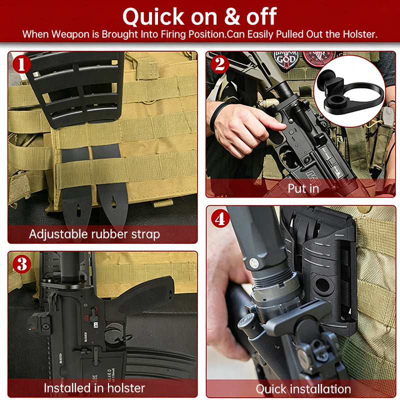 Ambidextrous Picatinny Rail Grip Cover for AR15, M4, M16 | Polymer Tactical Grip