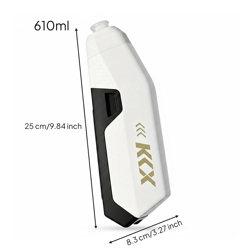 KKX Aero Bike Bottle Cage & 610ml Bottle Set – for MTB & Road Bike Down Tube