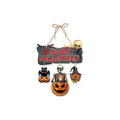 Halloween Party Decoration Door Hanging, Home Atmosphere Decoration Pumpkin Ornament Halloween Door Hanging Banner