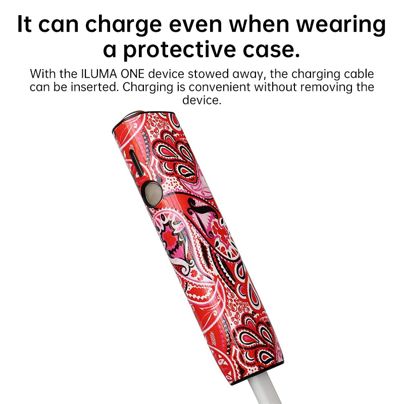 Leather Protective Case Compatible with IQOS ILUMA One I ONE, Stylish Shockproof Cover
