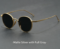Vintage Celebrity Round Sunglasses for Men and Women
