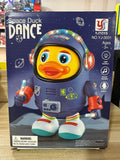 Electric Dancing Space Duck with Music and Lights Kids' Educational Toy for Babies and Children