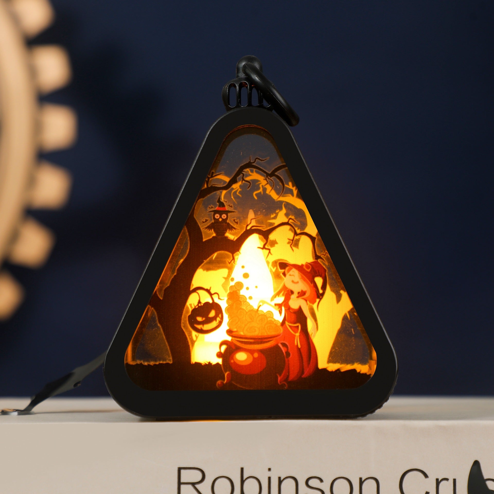 Halloween Decoration Handheld Pumpkin Lantern Ornament Halloween Small Gift Halloween Scene Decoration Prop