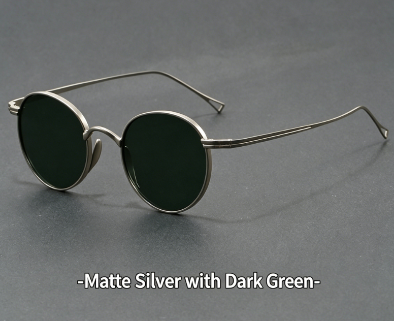 Vintage Celebrity Round Sunglasses for Men and Women