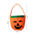 Halloween Pumpkin Bag Portable Three-Dimensional Non-Woven Bag Candy Bag Halloween Products Cosmetics Clothing Props