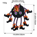 Halloween New Multi legged Spider Door Hanging Creative Fabric Decoration Wreath Halloween Party Decoration