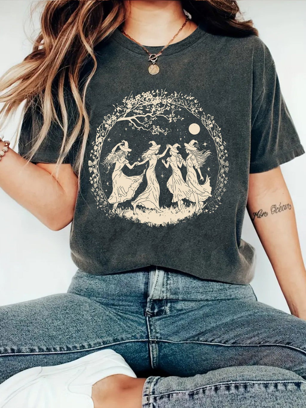 Short sleeved Halloween print