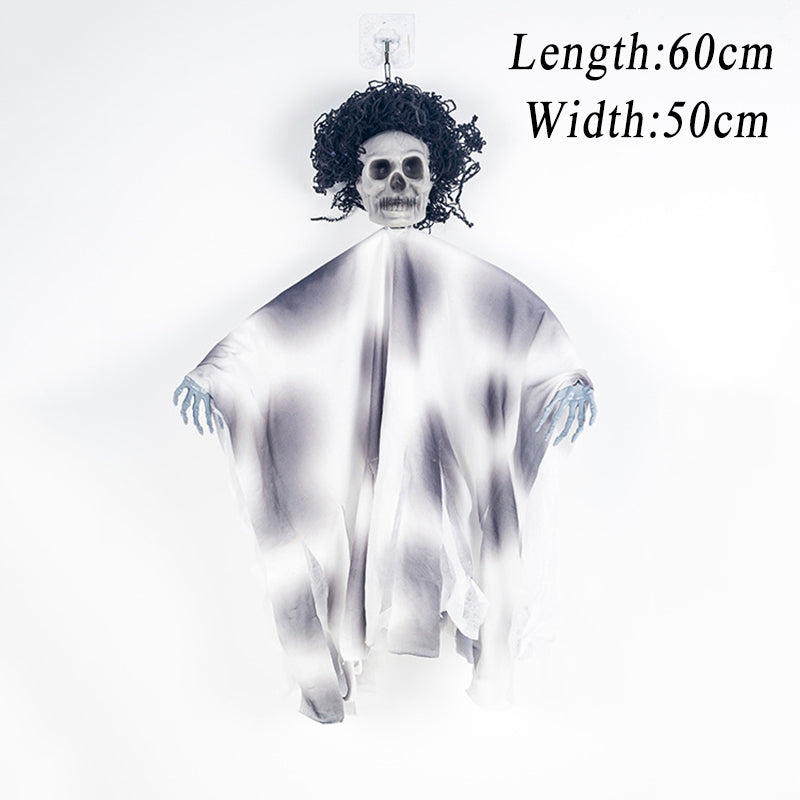 Schedel Halloween Opknoping Spook Spookhuis Opknoping Grim Reaper Horror Props Thuis Deur Bar Club Halloween Decoraties