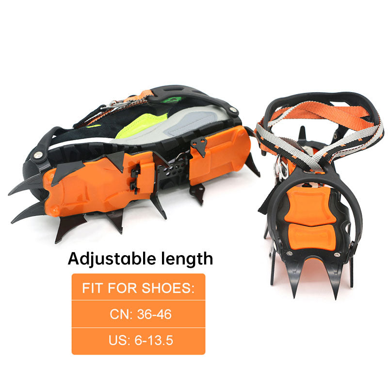 Professional 12-Point Crampons for Ice & Rock Climbing