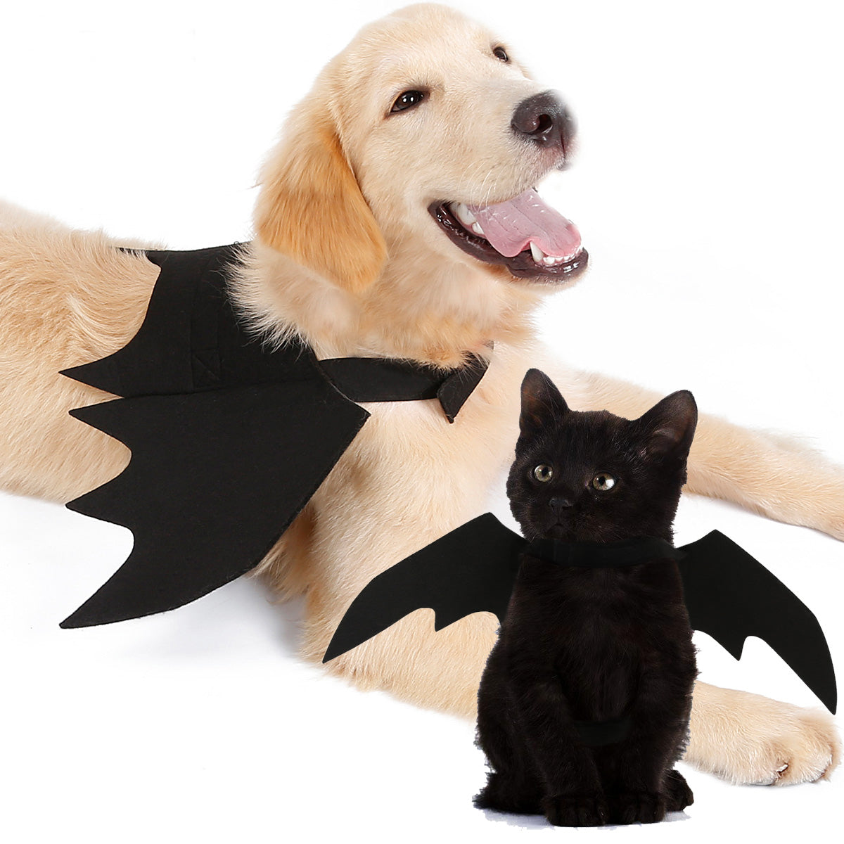 Halloween Pet Dog Bat Wing Clothes Halloween Party Decoration Cosplay Props Dog