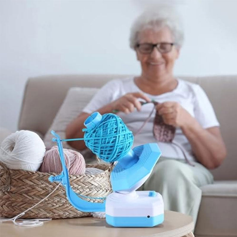Electric Yarn Winder, Automatic Yarn Ball Winder, USB Charging Yarn Winding Machine Tool for Knitting/Crochet