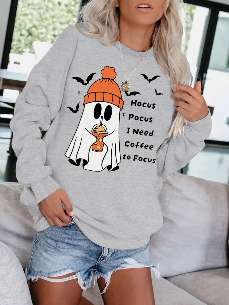 Round necked hoodie ghost Halloween