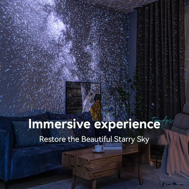 USB Rechargeable Starry Sky Projection Lamp (1pc)