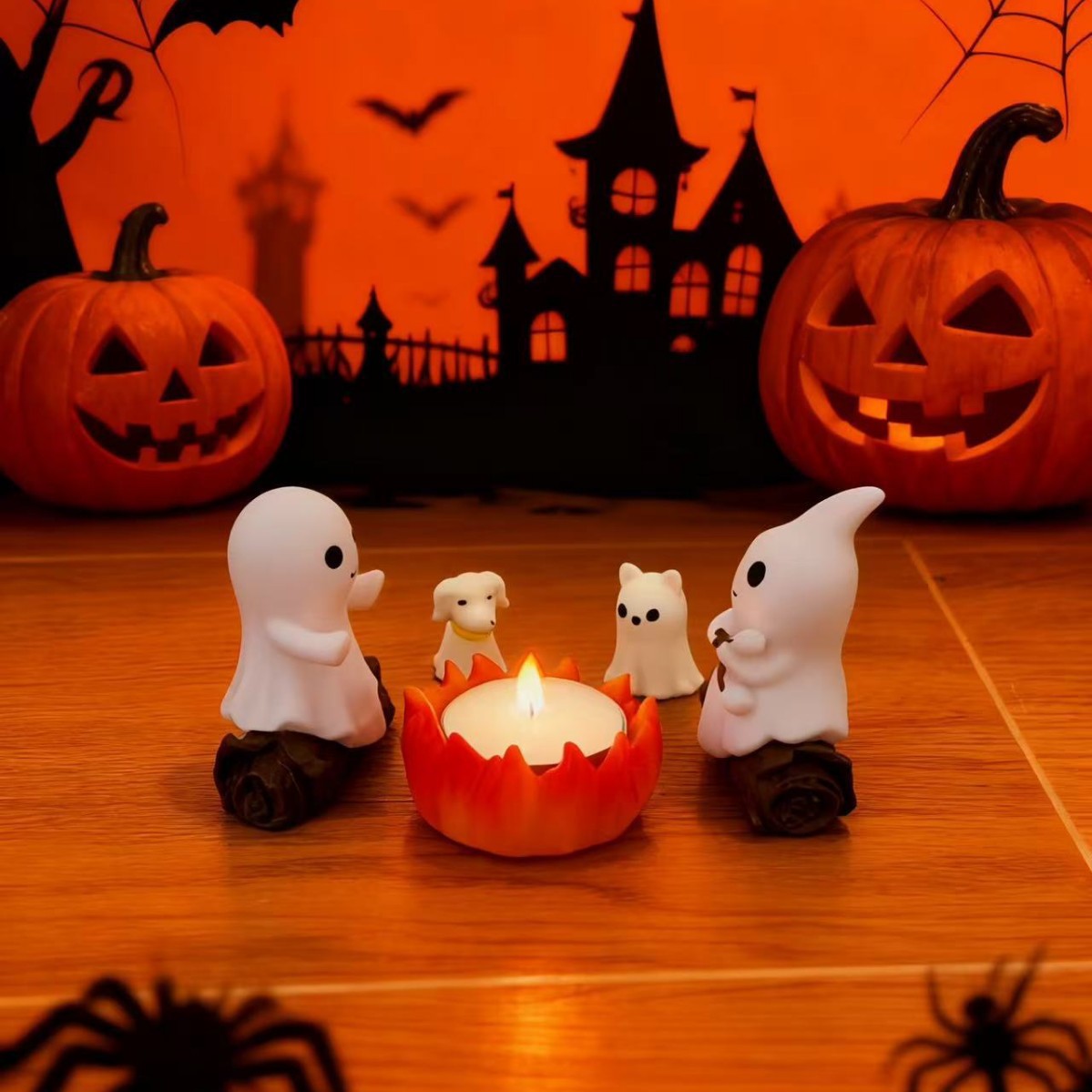 Halloween Ghost Campfire Gathering Decoration