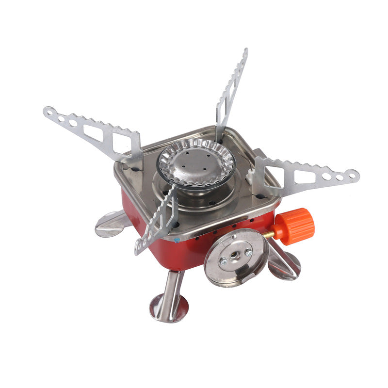 Ultra-Light Foldable Outdoor Gas Stove, Compact Backpacking Burner for Camping, Hiking, Fishing, Trekking & Picnic