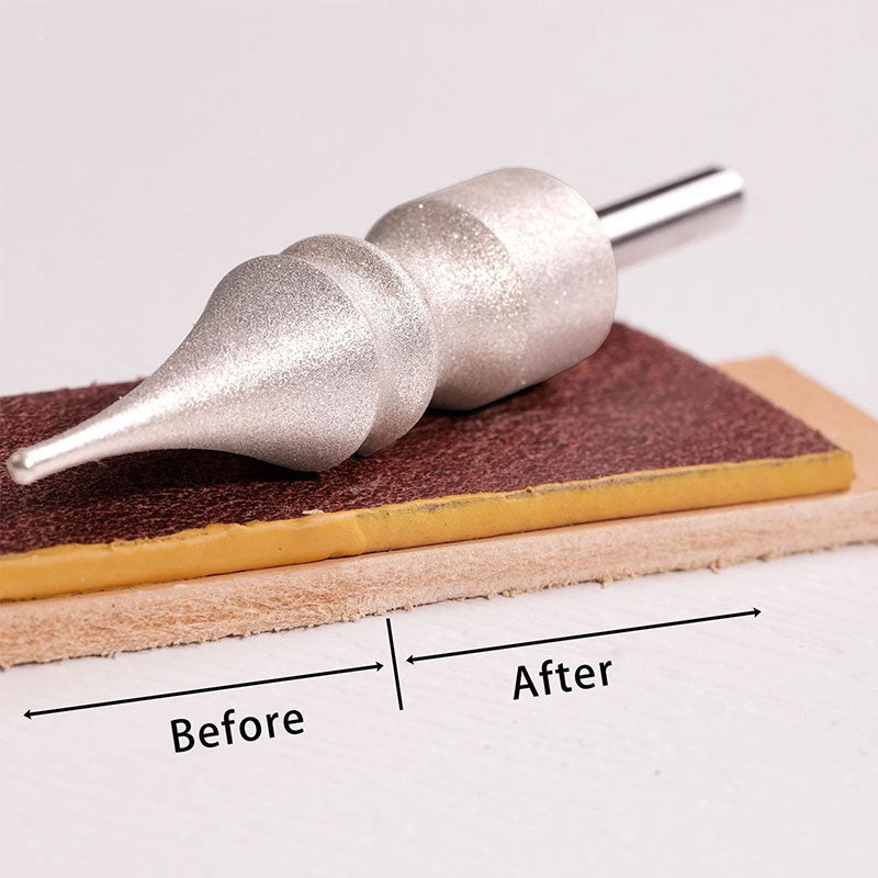 Professional Leather Polishing Kit - Burnishing Tools for Edge Finishing & Shaping