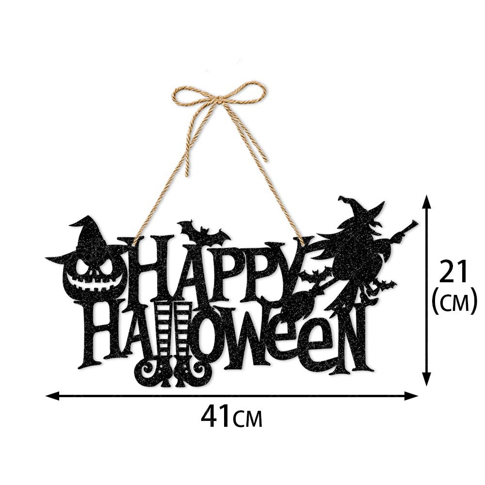Halloween Door Hanging Decoration Pumpkin Bat Ornament for Halloween Party Decor
