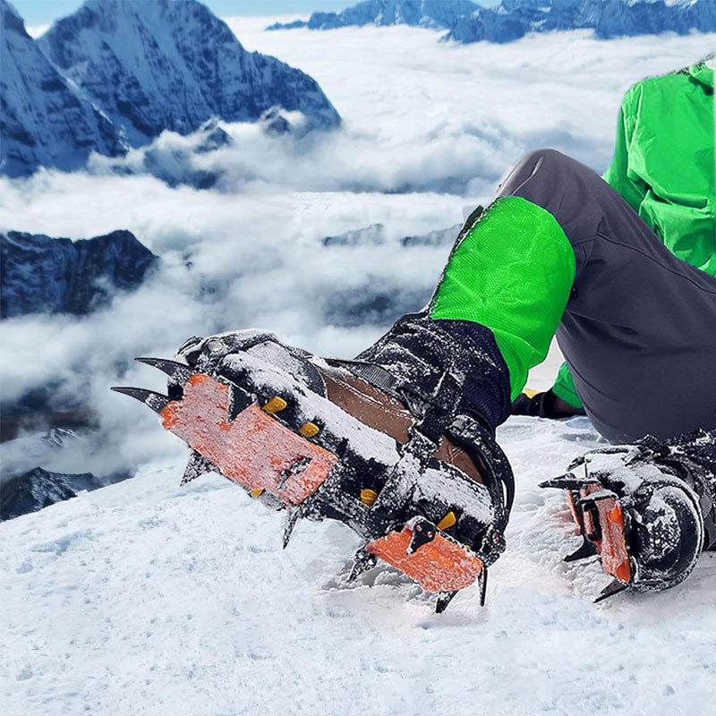 Professional 12-Point Crampons for Ice & Rock Climbing