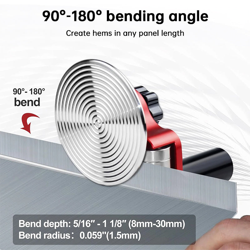 2-Station Metal Sheet Bender, Roofing Metal Tool, Bending & Hemming Machine, Sheet Metal Brake