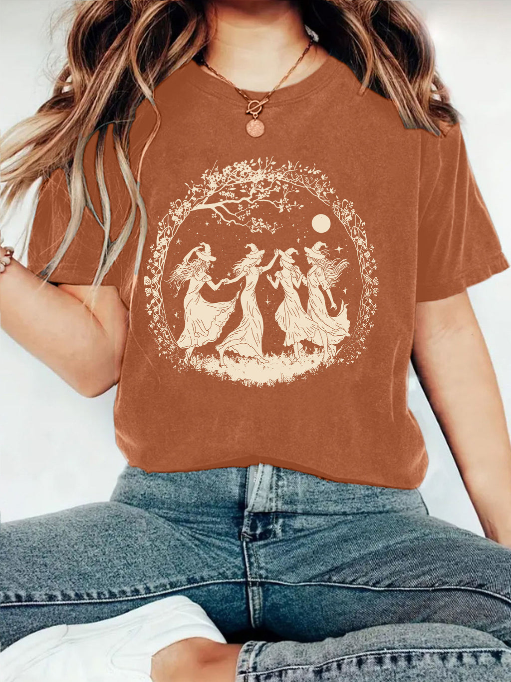 Short sleeved Halloween print