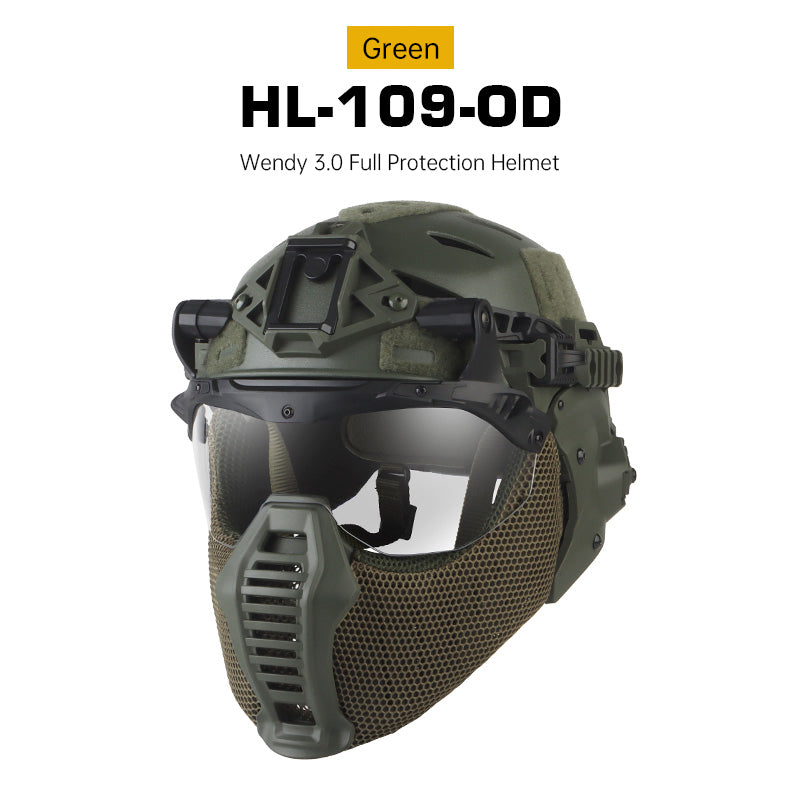 Wendy 3.0 Full Protection Camouflage Helmet