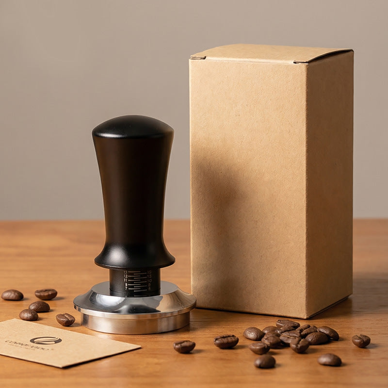 304 Stainless Steel Adjustable Coffee Tamper with Scale for Espresso