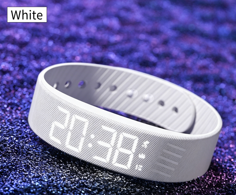 Student Smart Watch with Step Counter, Vibration Alarm, Multi-Function Digital Watch, Sports Bracelet, Life Waterproof, for Women