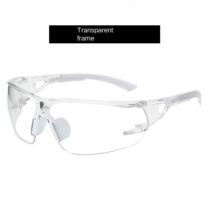 Professional Cycling Protective Glasses Frameless Integrated Safety Goggles Windproof