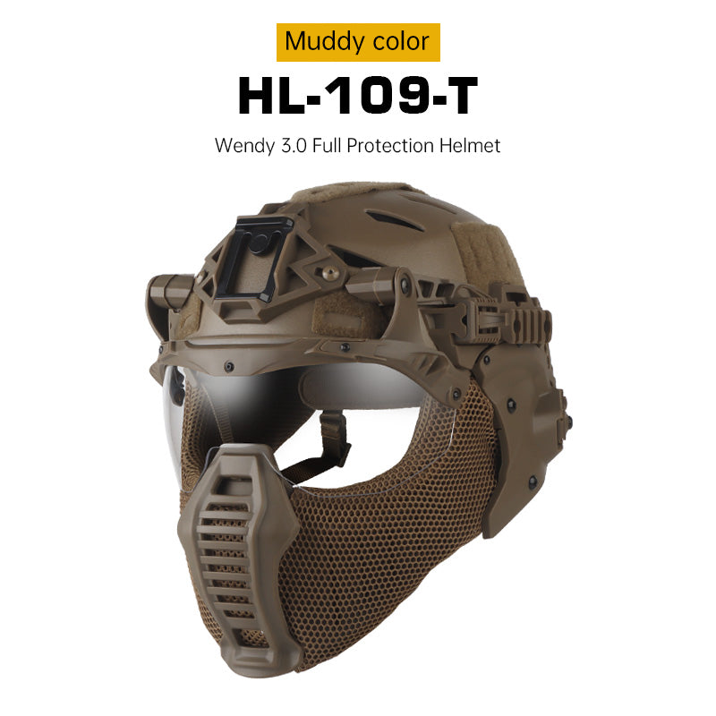 Wendy 3.0 Full Protection Camouflage Helmet