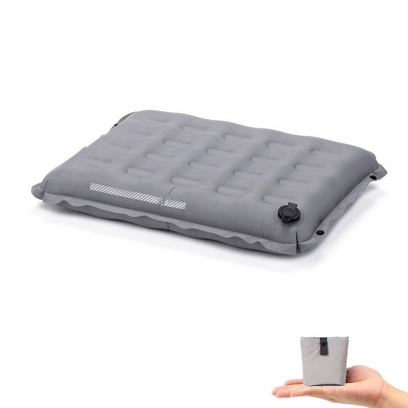 Self-Inflating Seat Cushion Thickened Camping Mat Lightweight Waterproof Foldable Stadium Chair Pad