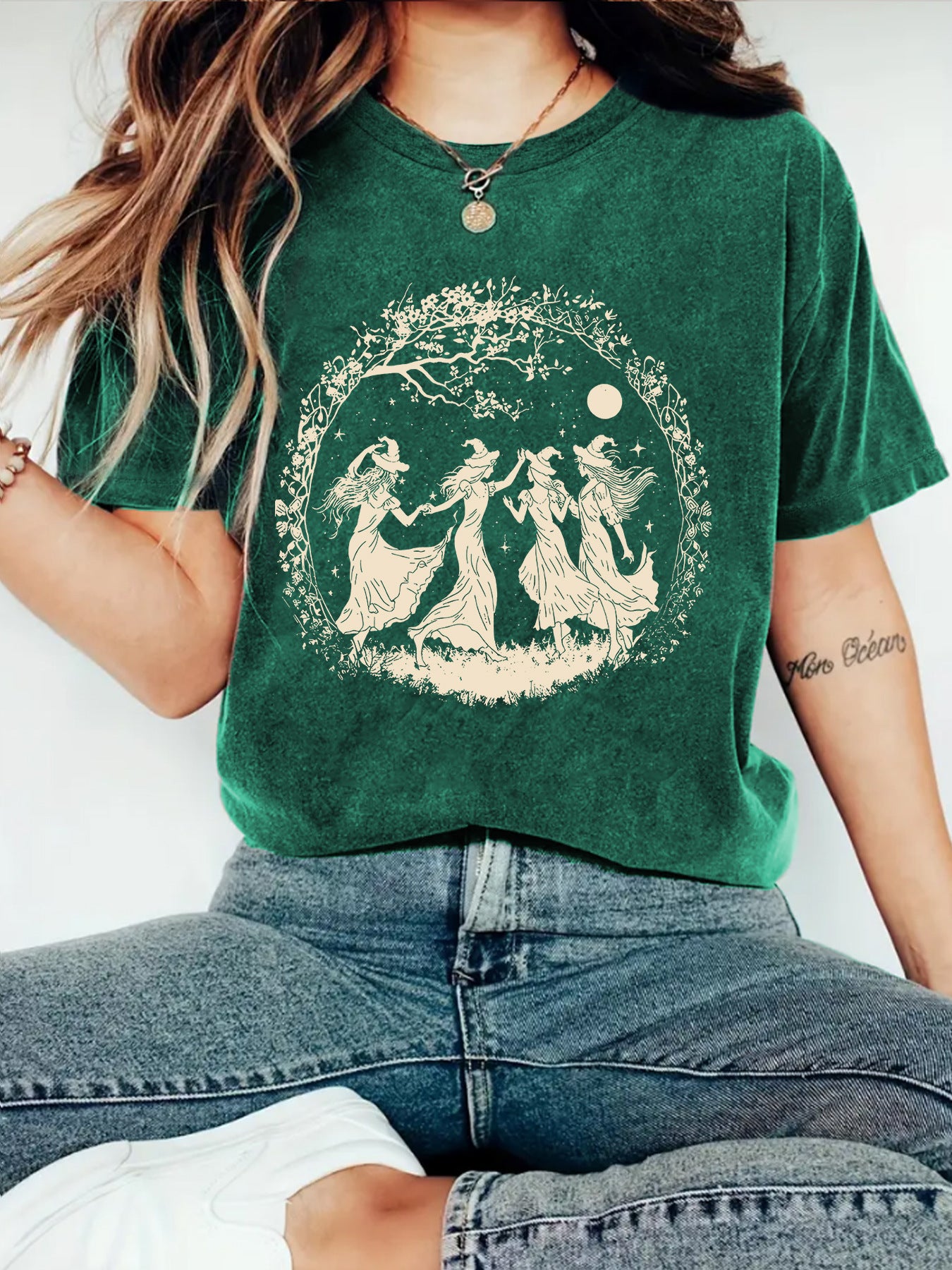 Short sleeved Halloween print