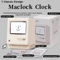 Maclock Retro 60-Hour Standby Alarm Clock, Student Desk Clock with LED Display, Creative Desktop Decor
