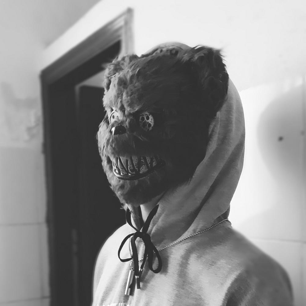 Nieuwe Bloody Teddybeer Masker Maskerade Enge Pluche Masker Halloween Prestaties Props Mode Halloween Levert