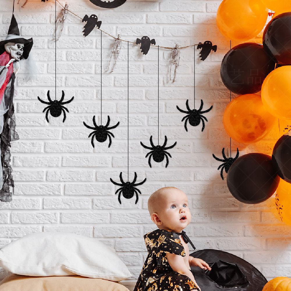 Halloween Decoration Bat Banner Spider Streamer Halloween Hanging Decorations for Party Decoration