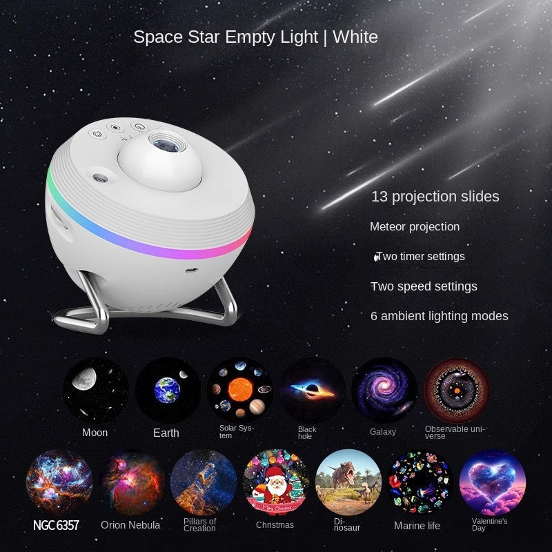 Dynamic Meteor Projection Lamp Galaxy Starlight Full Sky Stars Bedroom Ambient Star Projector