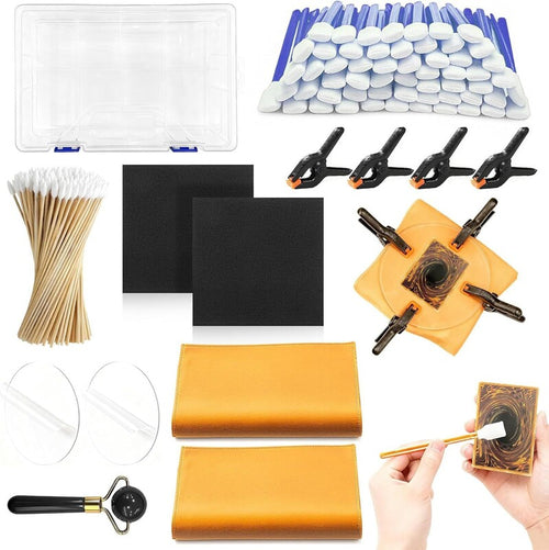 Acrylic Card Flattener Kit – Precision Support Tools for Warped or Bent Trading Cards – Essential Card Protection Accessories