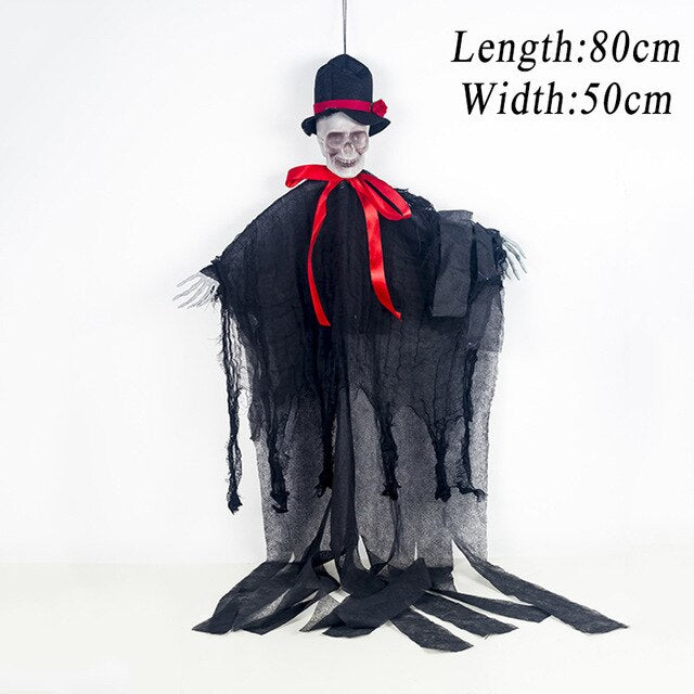 Schedel Halloween Opknoping Spook Spookhuis Opknoping Grim Reaper Horror Props Thuis Deur Bar Club Halloween Decoraties
