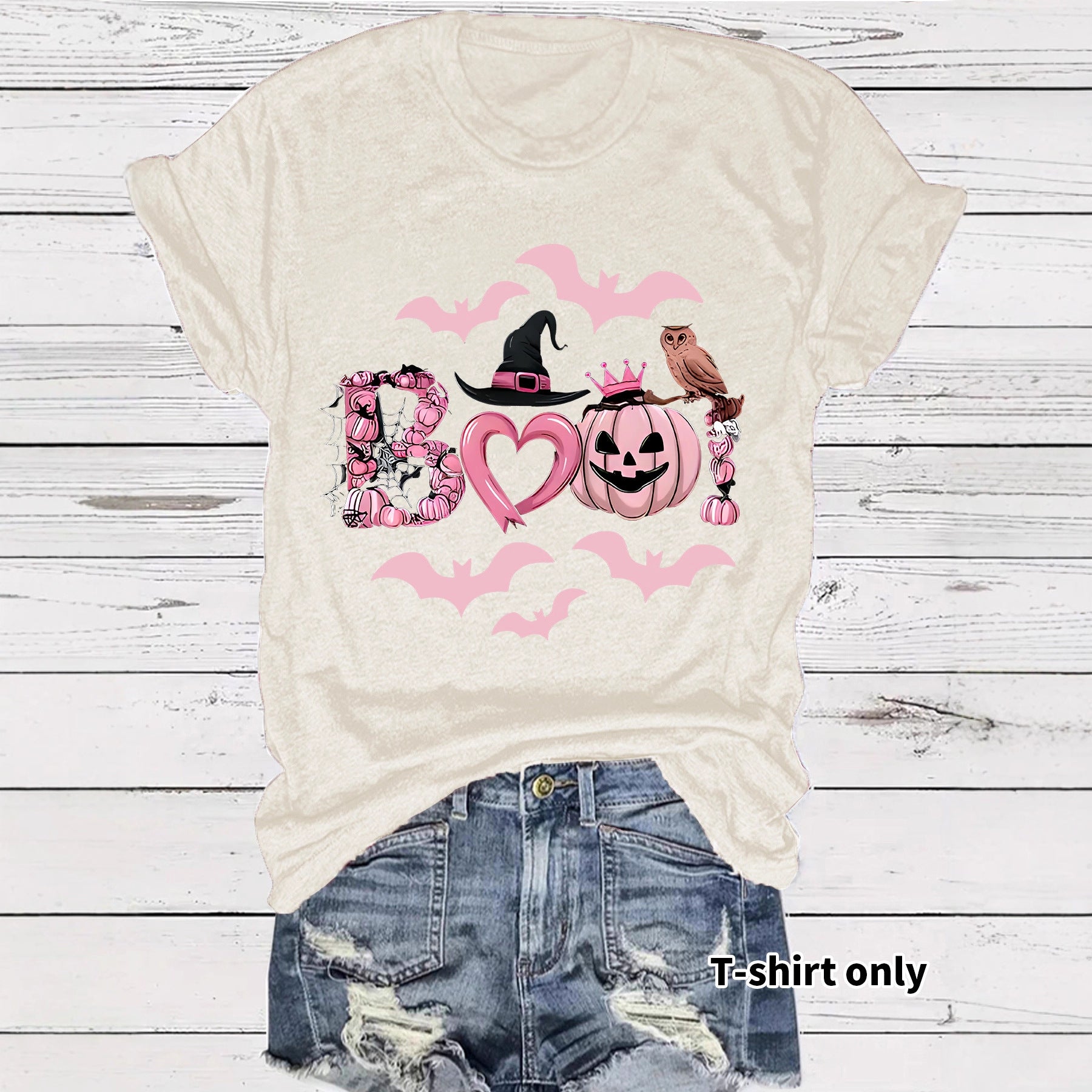 Printed short sleeved Halloween