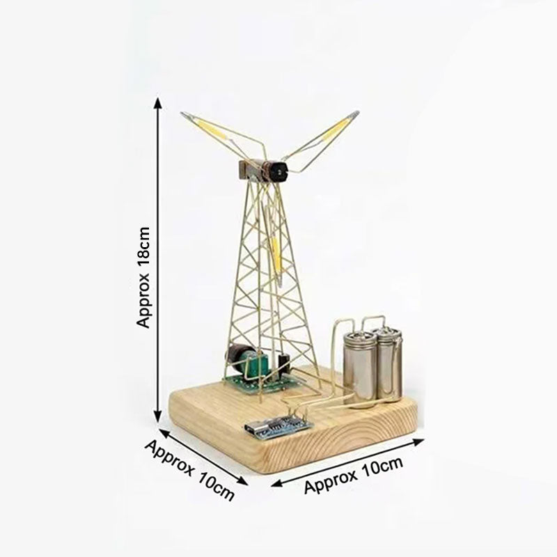 Windmill Rotary Art Mechanical Night Light, Anti-Glare Desk/Bedside Lamp with Rotating , Girlfriend Gift