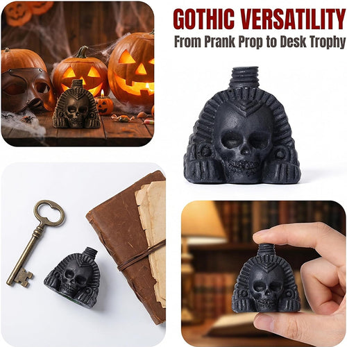 Aztec Death Whistle – Realistic Screaming Skull Sound Effect, Spooky Resin Prop for Halloween Pranks & Party Favors