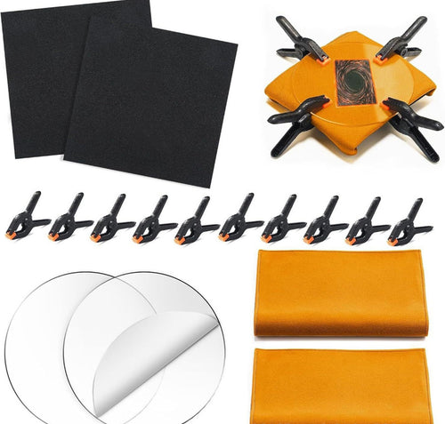 Acrylic Card Flattener Kit – Precision Support Tools for Warped or Bent Trading Cards – Essential Card Protection Accessories
