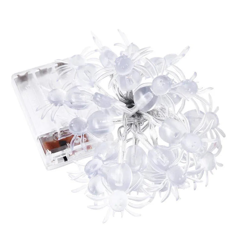 LED Halloween Light String Spider Style Holiday Lighting Bedroom Living Room Decor Halloween Atmosphere String Lights
