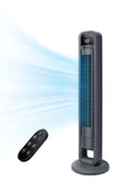 OmniBreeze Digital Electric Tower Fan Inner Oscillation with Remote Control LED Display Standing Bladeless Floor Fans Cooling and Quite Indoor Living Room Bedroom use (40Inch)